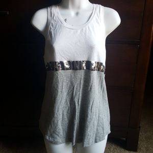 Small Pink sequin tank